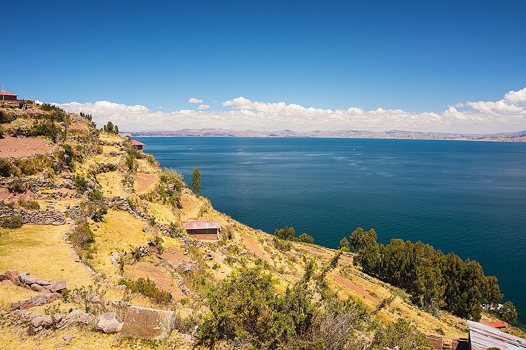 View of the coast from Taquile Island