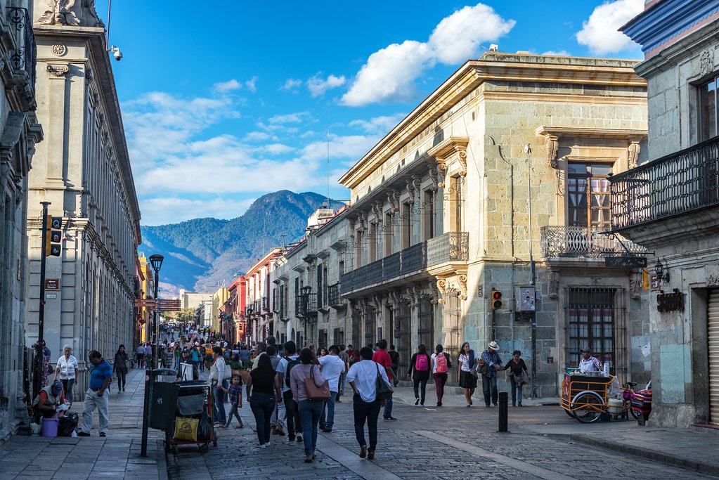 Mexico - Oaxaca - Pedestrian street