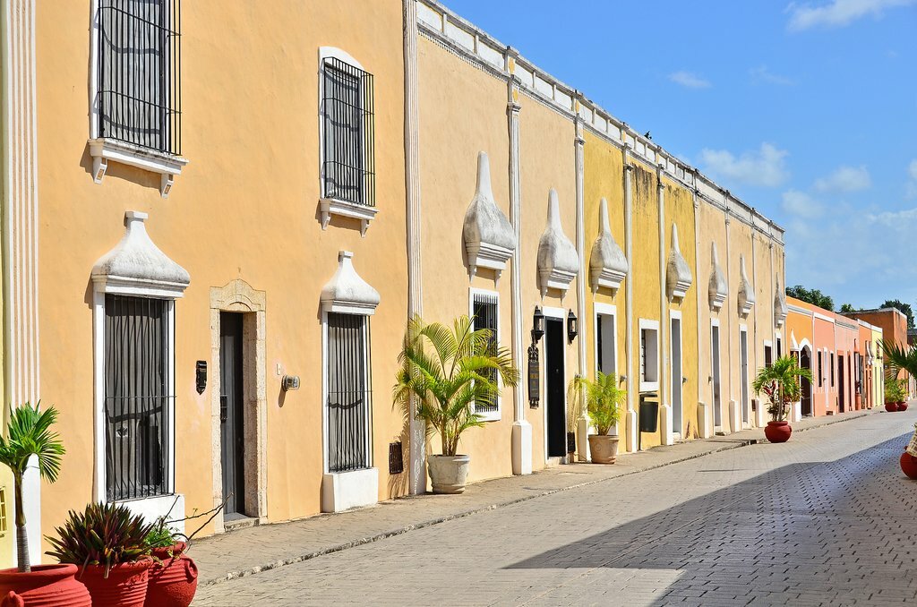 Colorful Spanish architecture