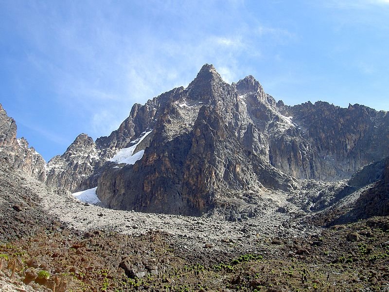 A view of Mount Kenya