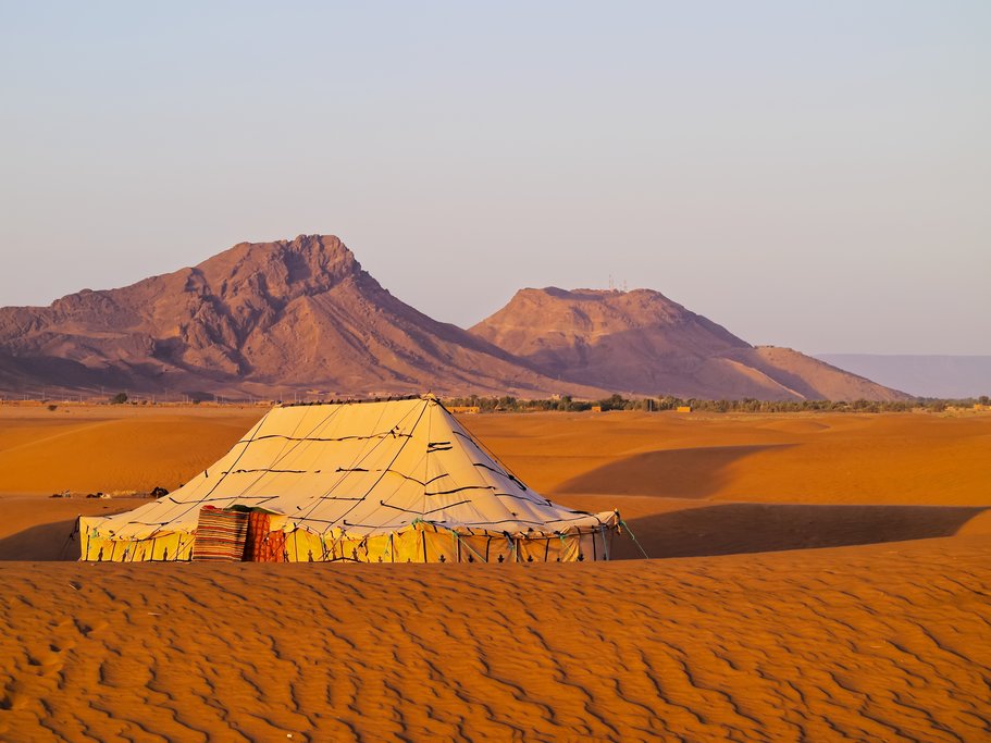 Campsite near Zagora, Morocco