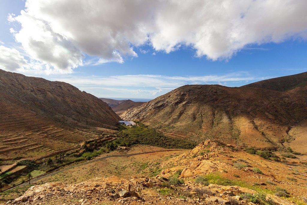 The Landscape Between Betancuria and Pajara