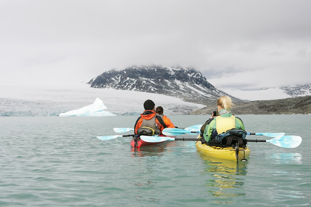 Kayaking in the Lofoten Islands