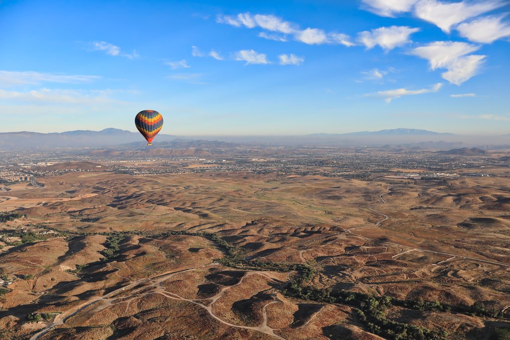 Hot Air Balloon over Temecula