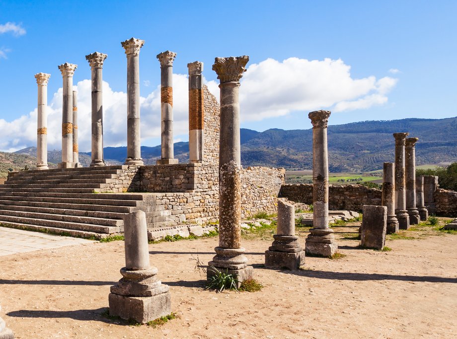 Roman Ruins of Volubilis, outside Meknes, Morocco