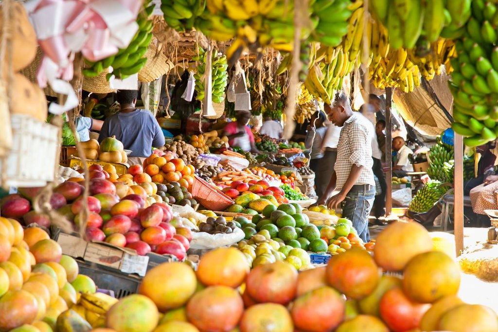 Fruit market in Nairobi