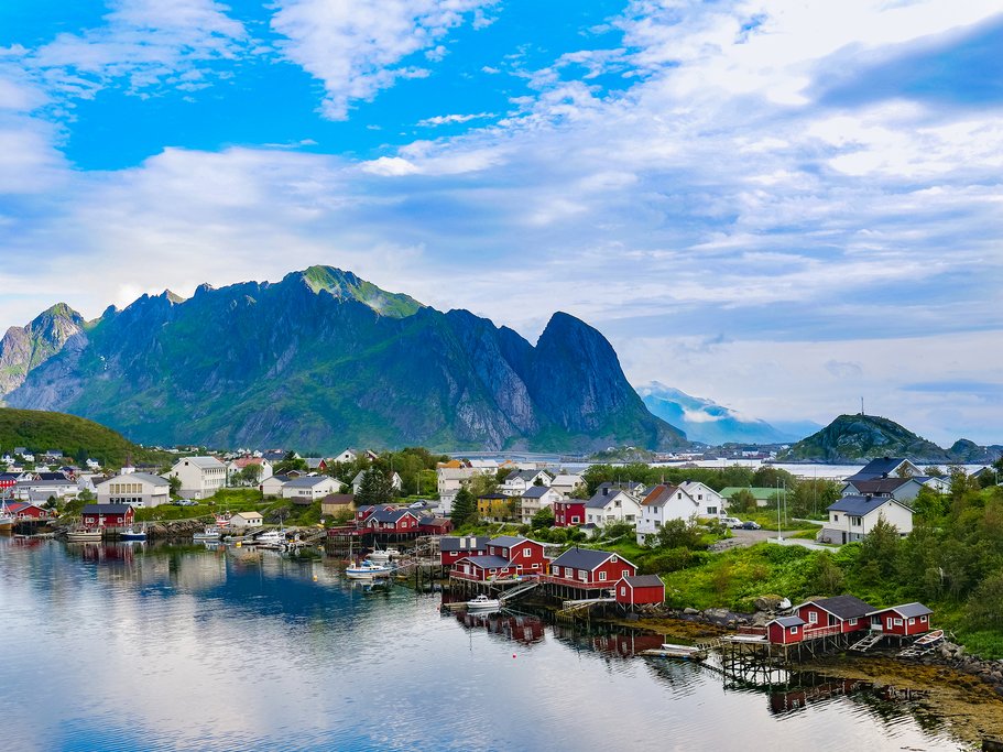 The small, coastal village of Reine