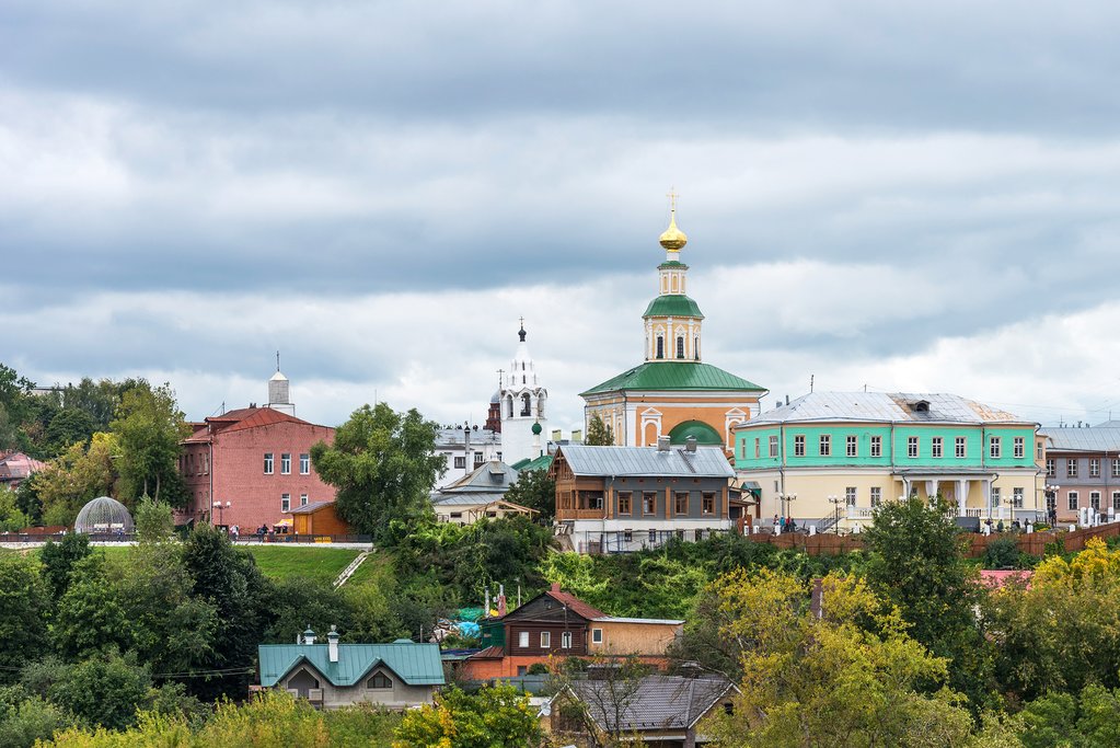 Skyline of Vladimir, Russia