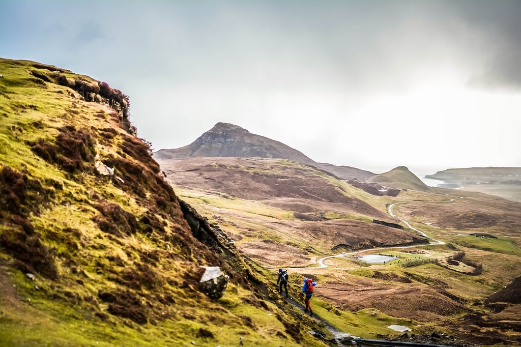 The winding paths of the West Highland Way.