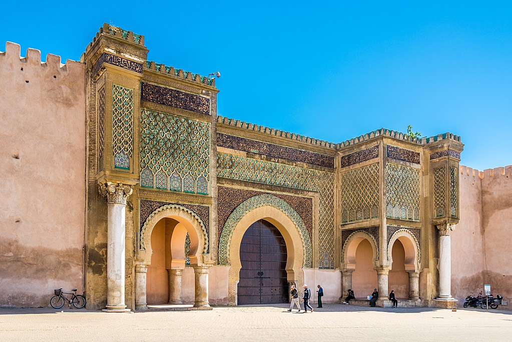 The Bab El-Mansour Gate in Meknes