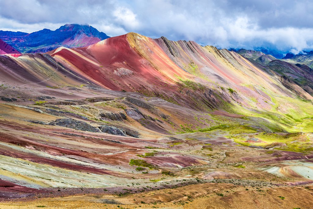 Rainbow Mountain in the Andes