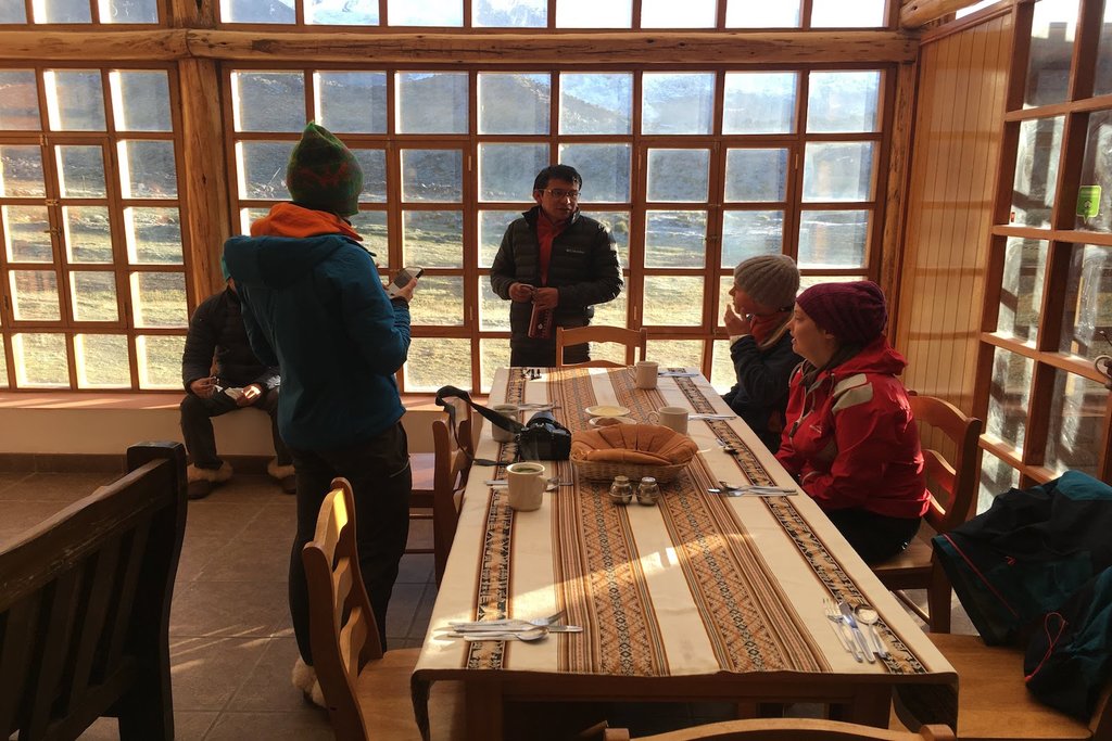 Breakfast at the lodge