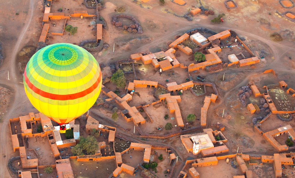 Soaring over Marrakesh