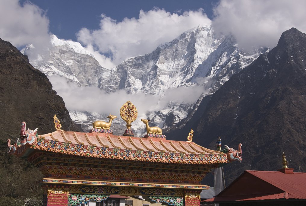 Epic views from Tengboche Monastery