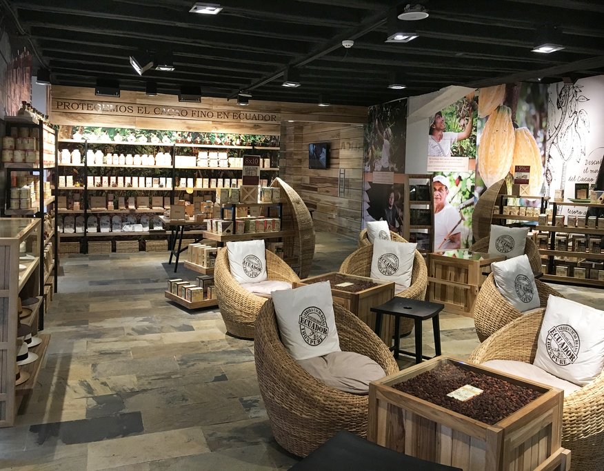 Republica del Cacao, one of Quito's artesan chocolate shops