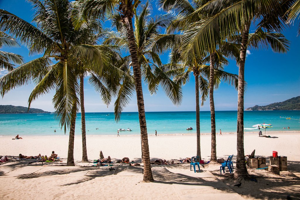 Phuket beach in Thailand