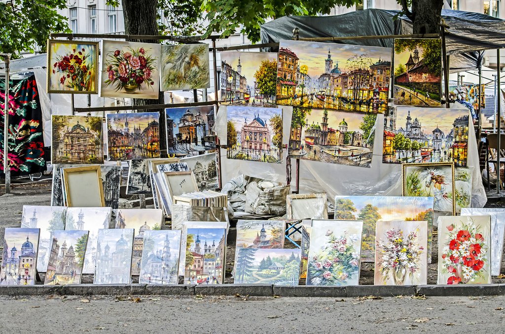 Paintings in Lviv