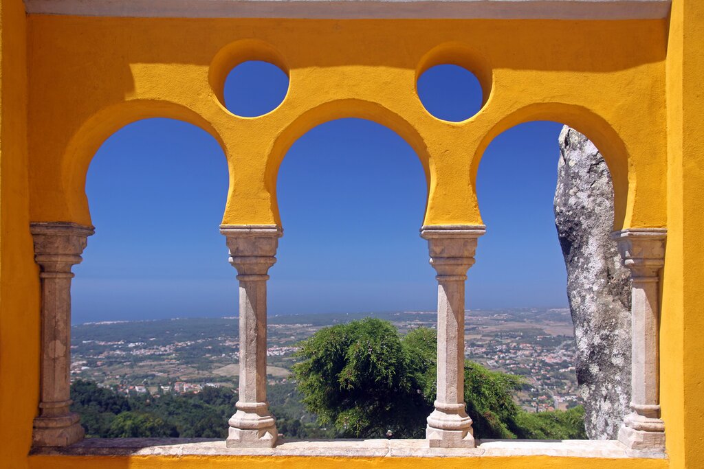 Cycle past some of Sintra's most iconic landmarks, like Pena Palace
