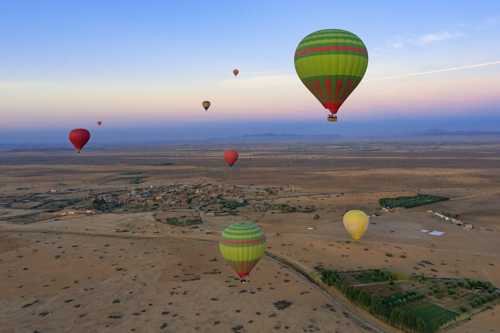 Sunrise Hot Air Balloon Ride over Marrakech