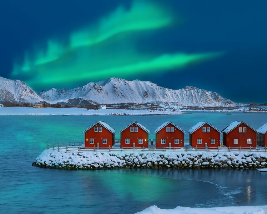 You'll have countless changes to spot the northern lights on this 16-day road trip through Norway