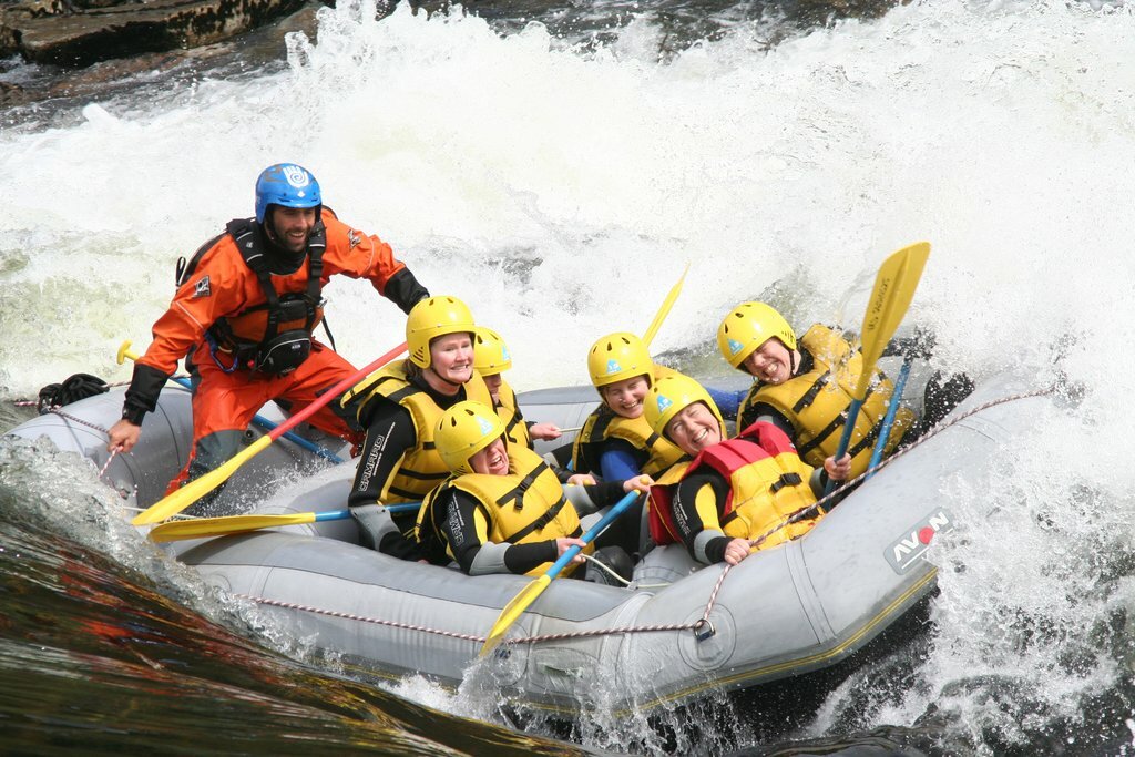 Experience the thrill of whitewater rafting in Voss!