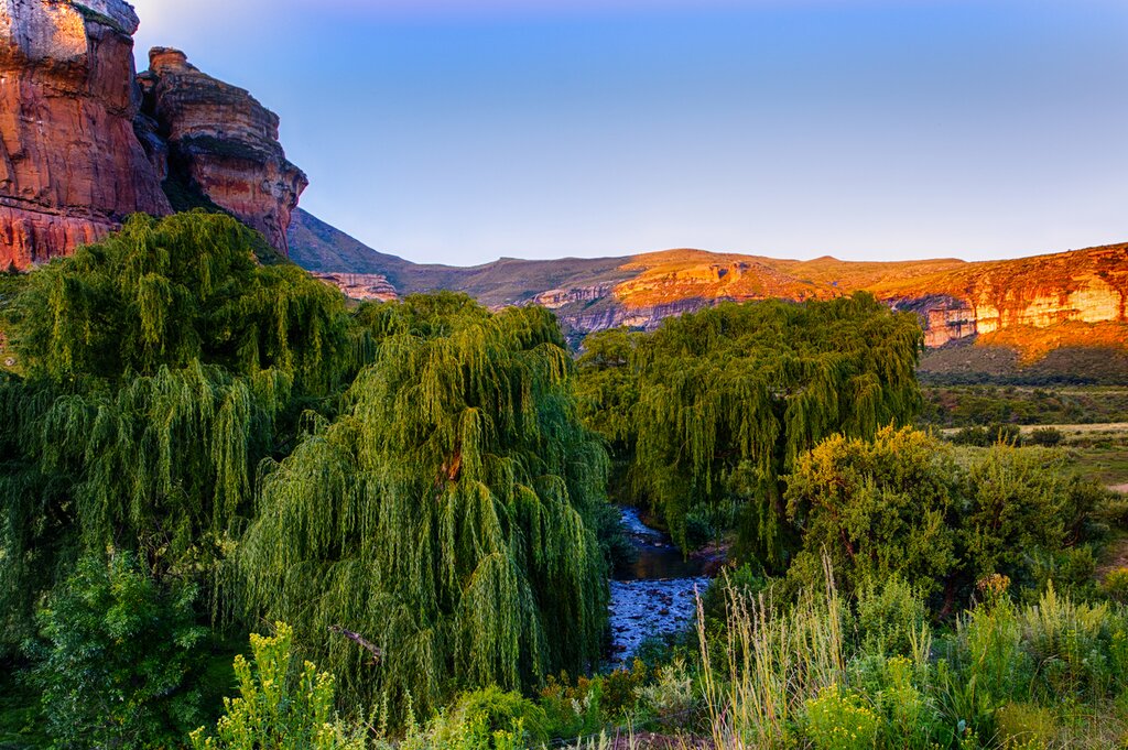 Hike in the Golden Gate Highlands National Park on your way to Clarens