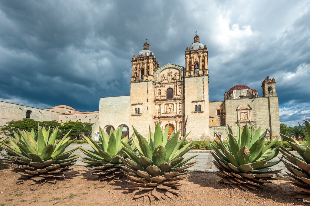 Church of Santo Domingo de Guzman in Oaxaca, Mexico