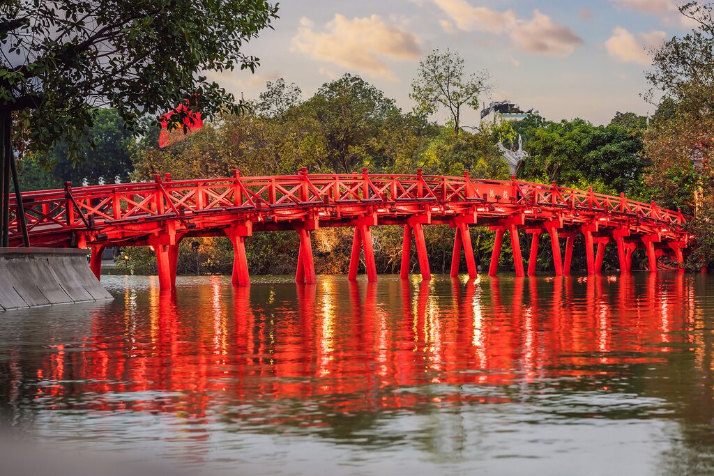 Start your journey through Southeast Asia in Hanoi, visiting landmarks of its Old Quarter