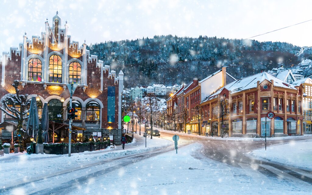 Explore Bergen's historical center