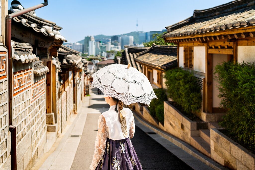 Sightsee in Seoul: Gyeongbokgung Palace&Bukchon Hanok Village&N Seoul Tower