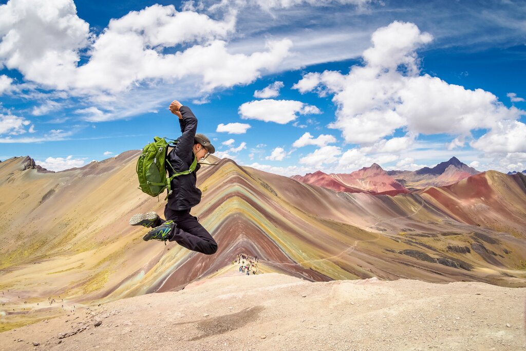 Trek up Rainbow Mountain on this adventurous family tour of Peru