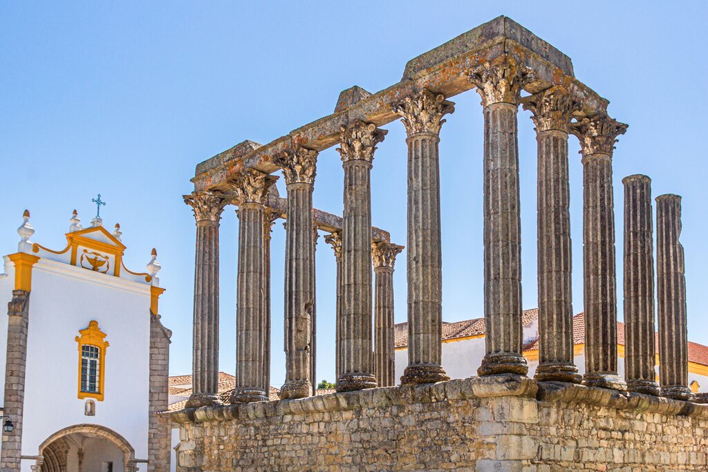 Roman temple in Évora
