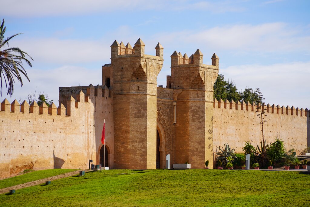 Kasbah Chellah in Rabat in Morocco