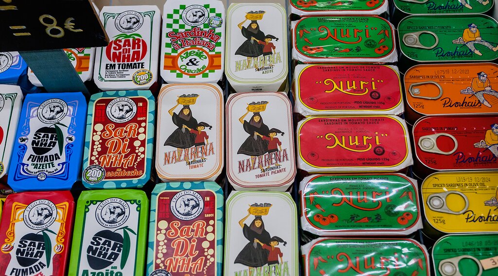 Portugal's colorful and traditional tinned fish