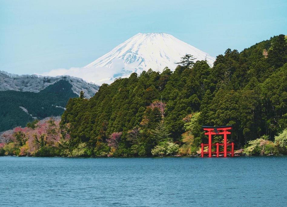 Enjoy a wonderful view of Mt. Fuji!