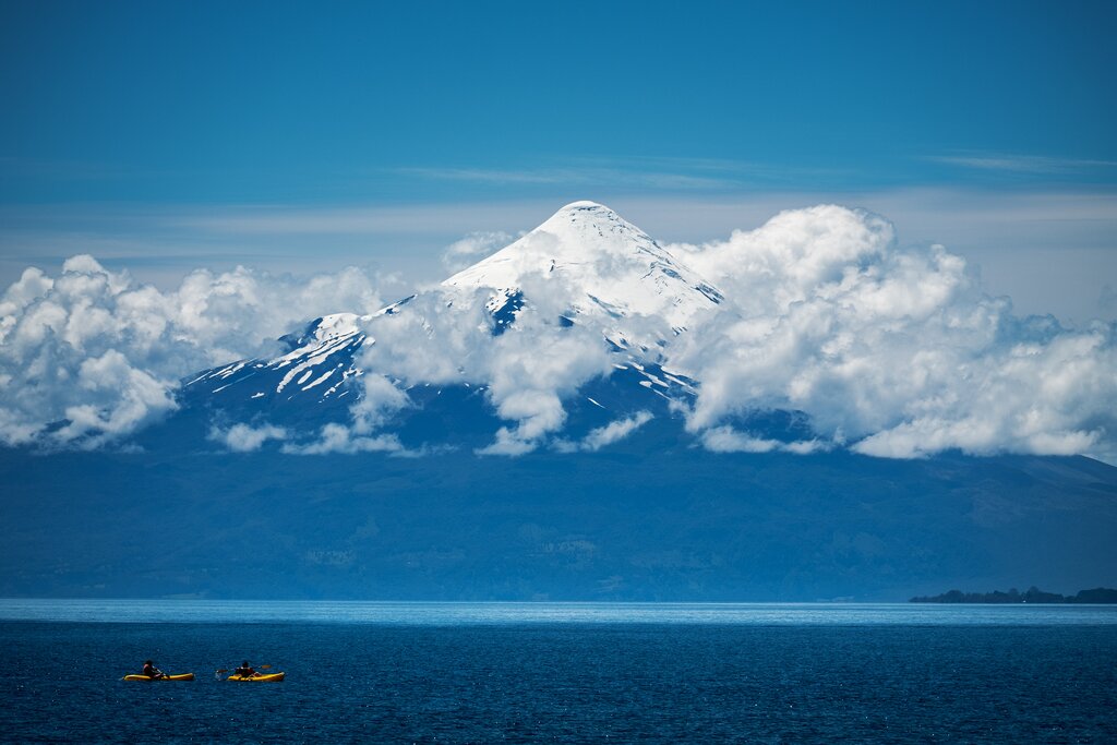 Kayaking on the Reloncaví Estuary