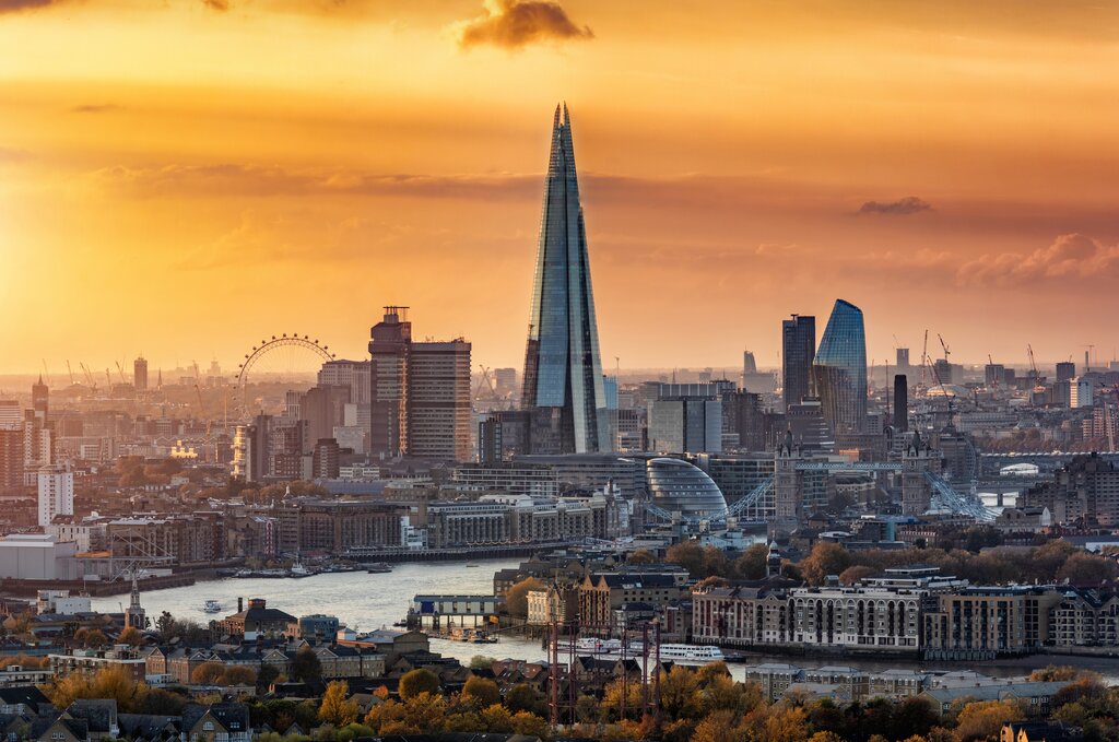 Depart London