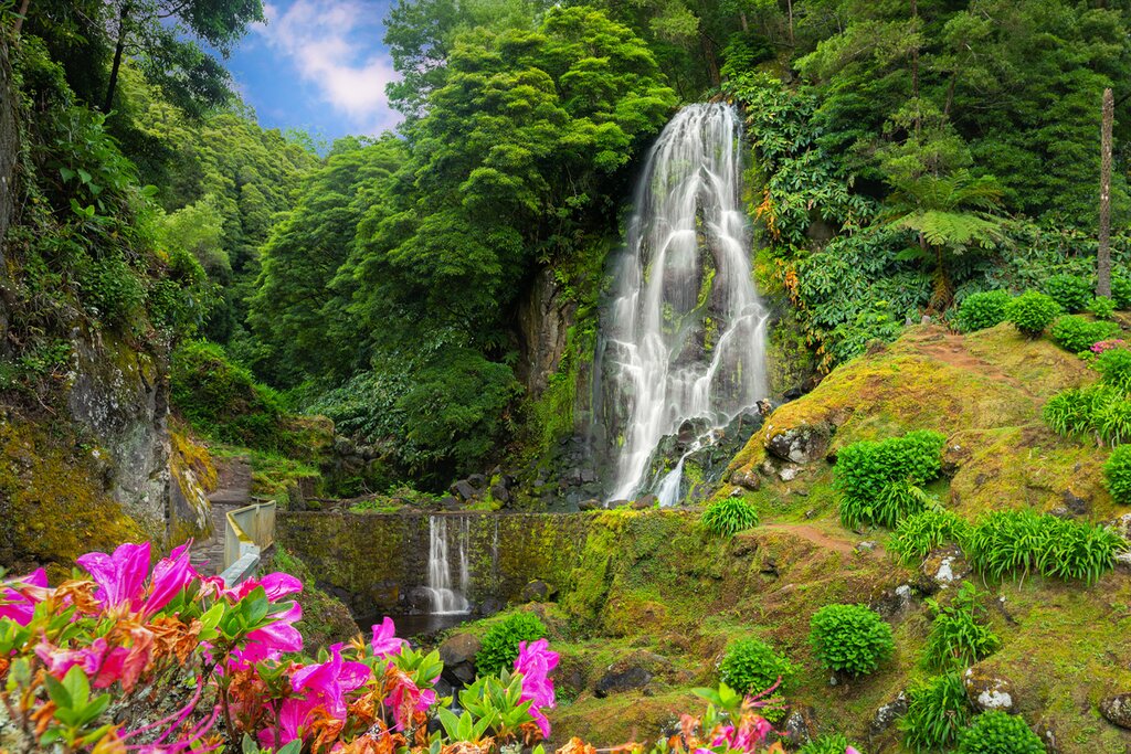 Venture into São Miguel's interior to discover lagoons and waterfalls
