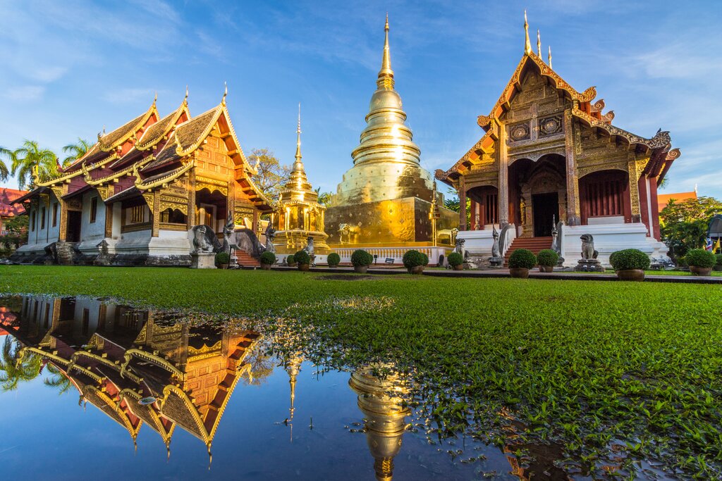 Wat Phra Singh temple in Chiang Mai