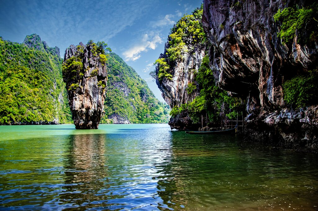 Phang Nga bay or James Bond island by speed boat