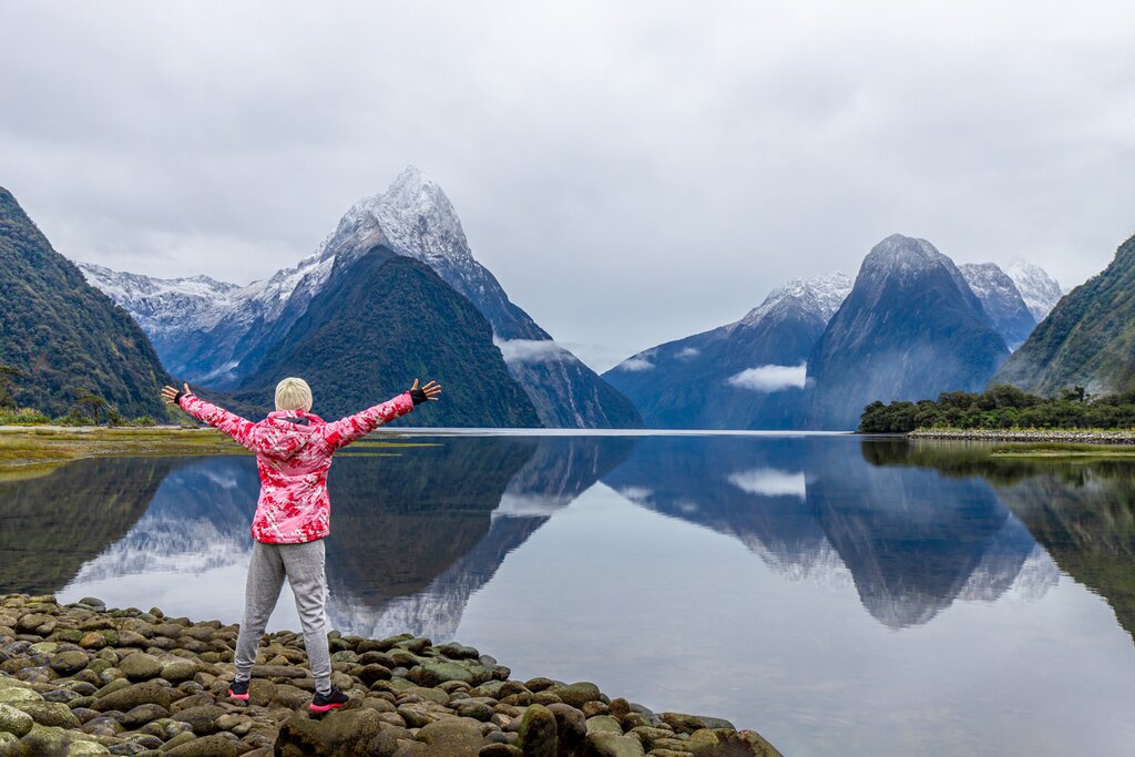 The world-famous Milford Sound