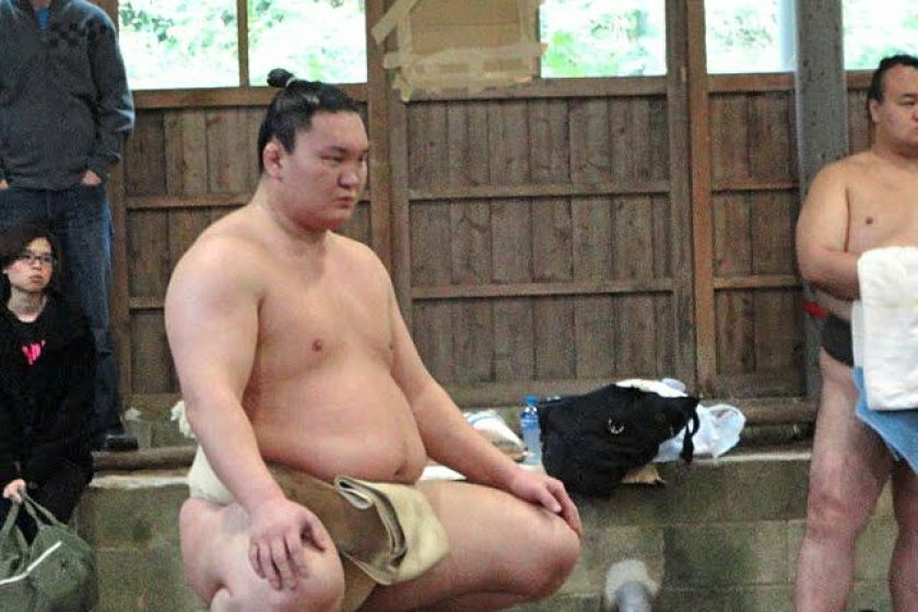 Morning Sumo Practice Viewing in Tokyo