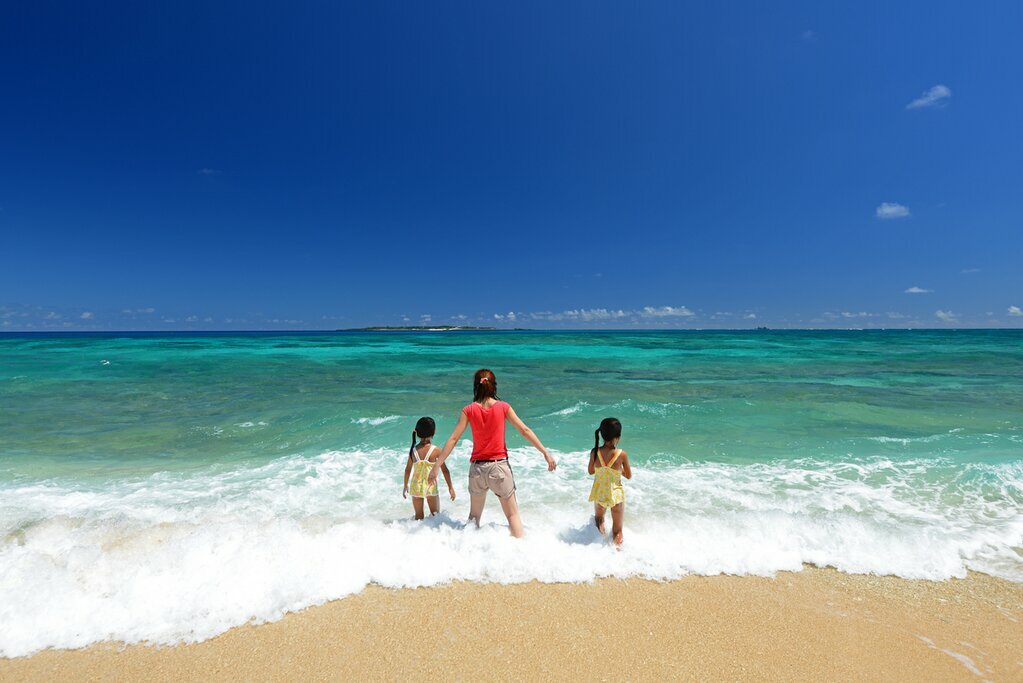 End your two-week adventure on the beaches of Okinawa