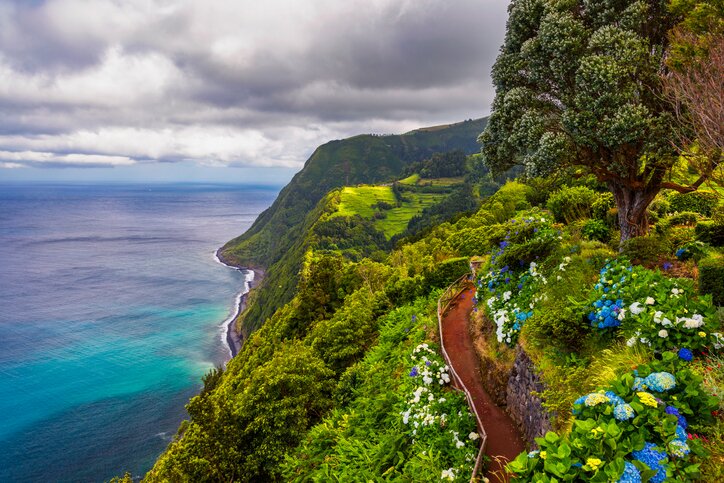 Drive yourself to several stunning hiking trails on São Miguel Island