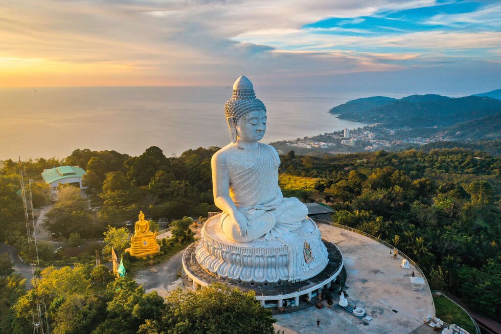 View from above Phuket's Big Buddha