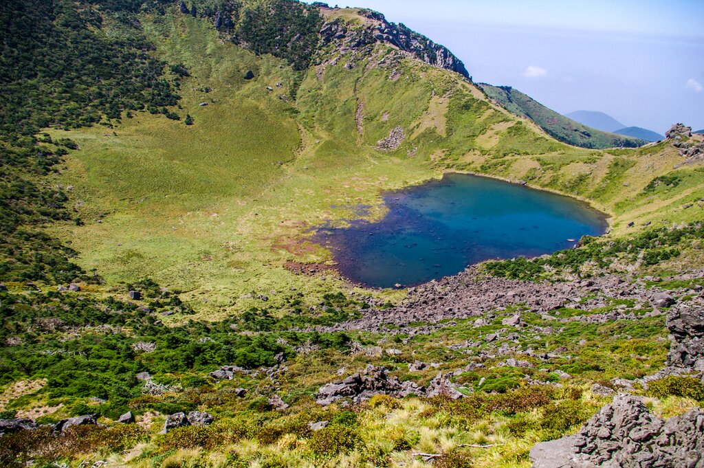 South Korea, Jeju Island - Hike to Hallasan's summit for views of a crater lake