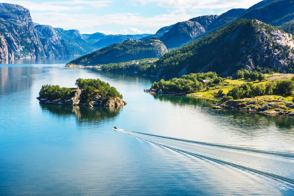 Cruise the Lysefjord before your stair climb