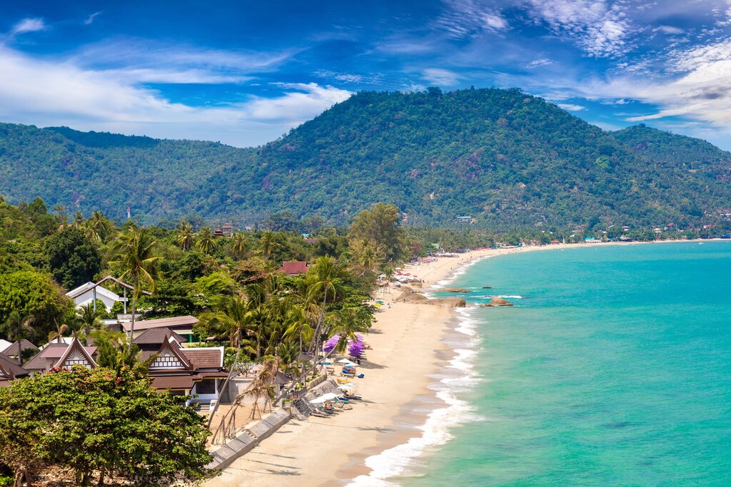 Lamai Beach on Koh Samui Island
