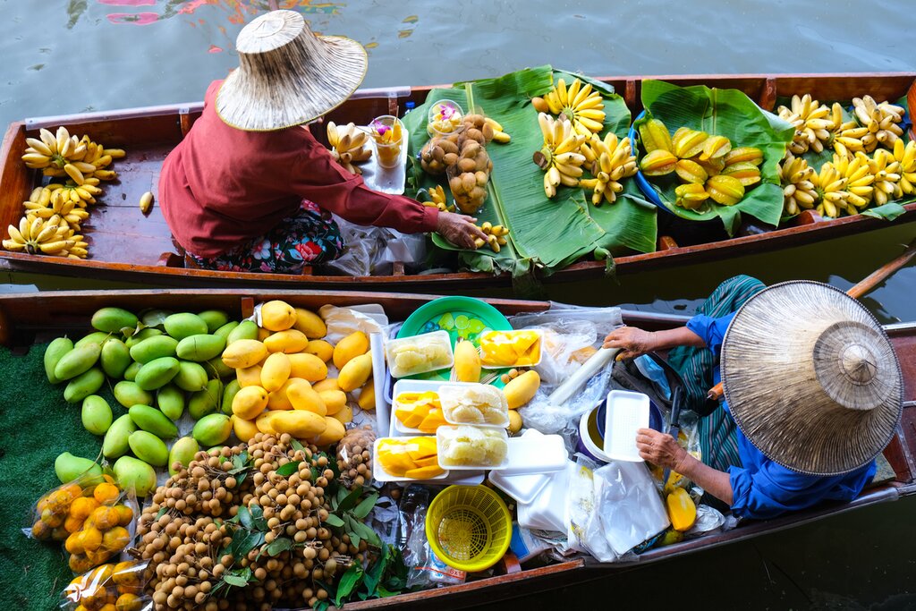 Floating market visit and Bangkok exploration day
