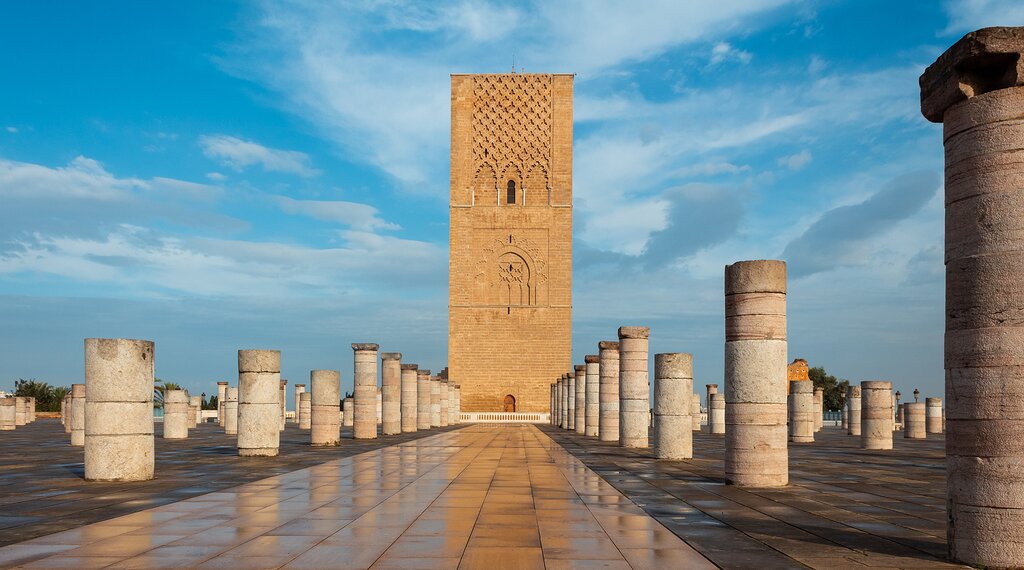 The Hassan tower in Rabat